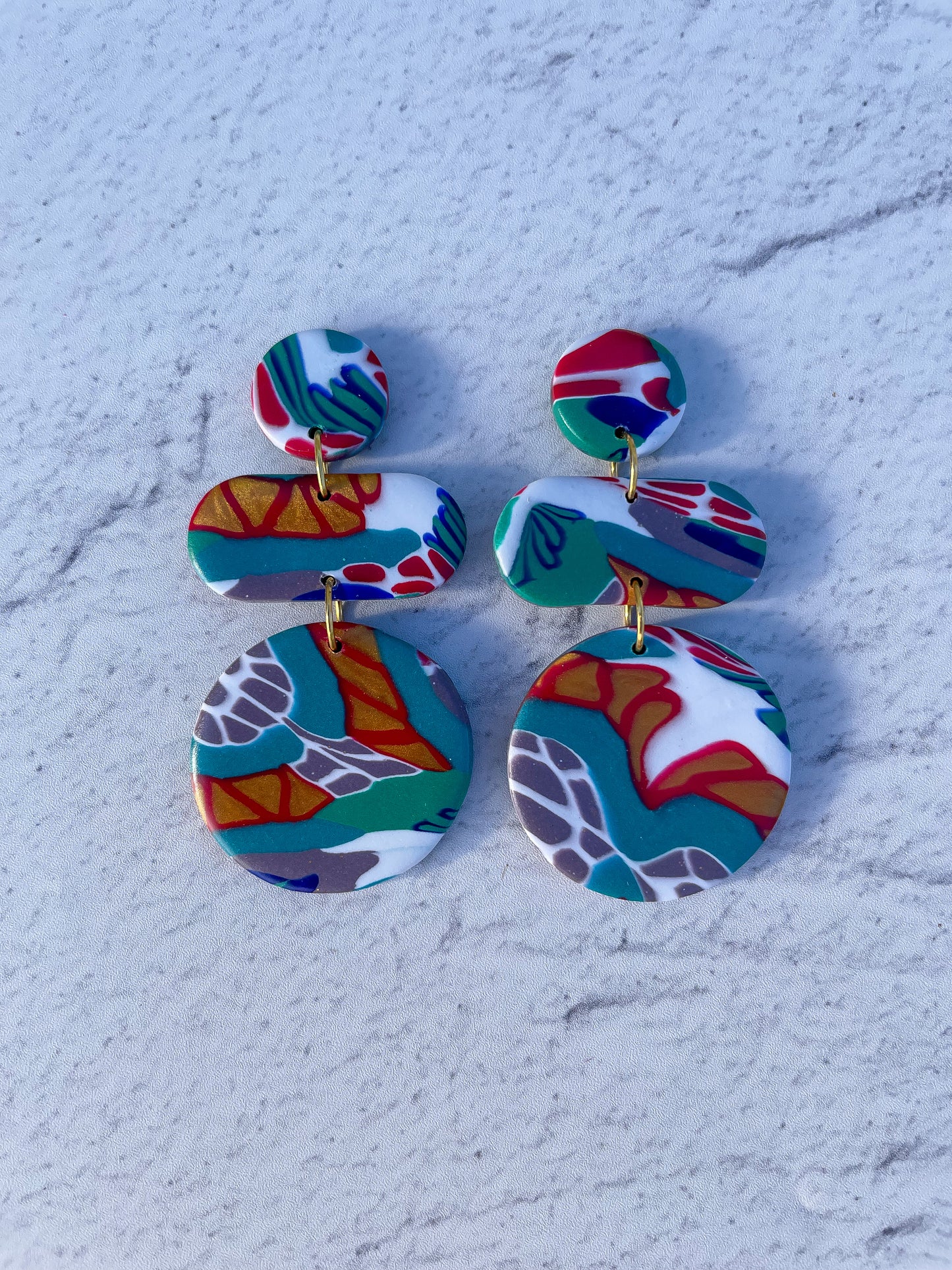 Summer Berries Circle Dangles