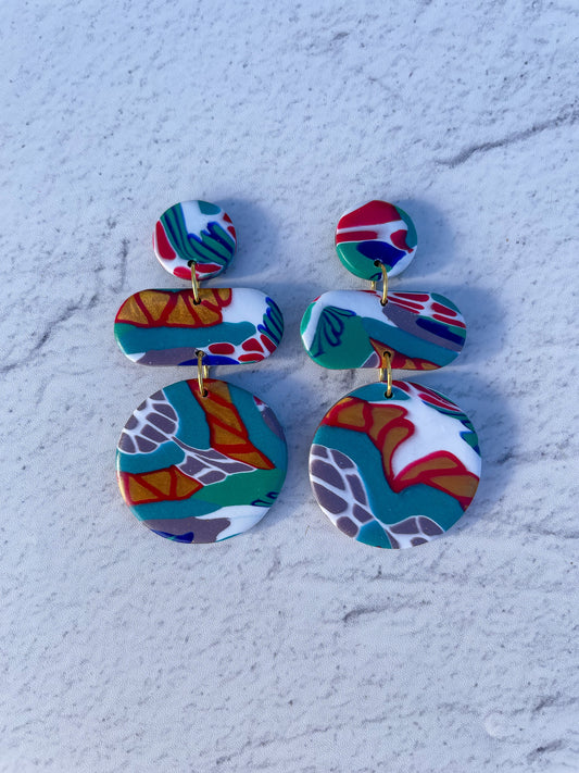 Summer Berries Circle Dangles