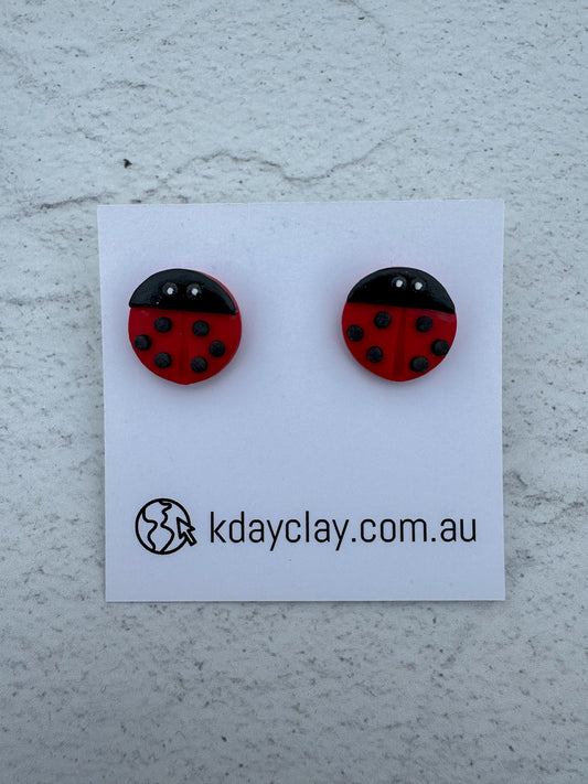 One Of A Kind Lady Bug Stud