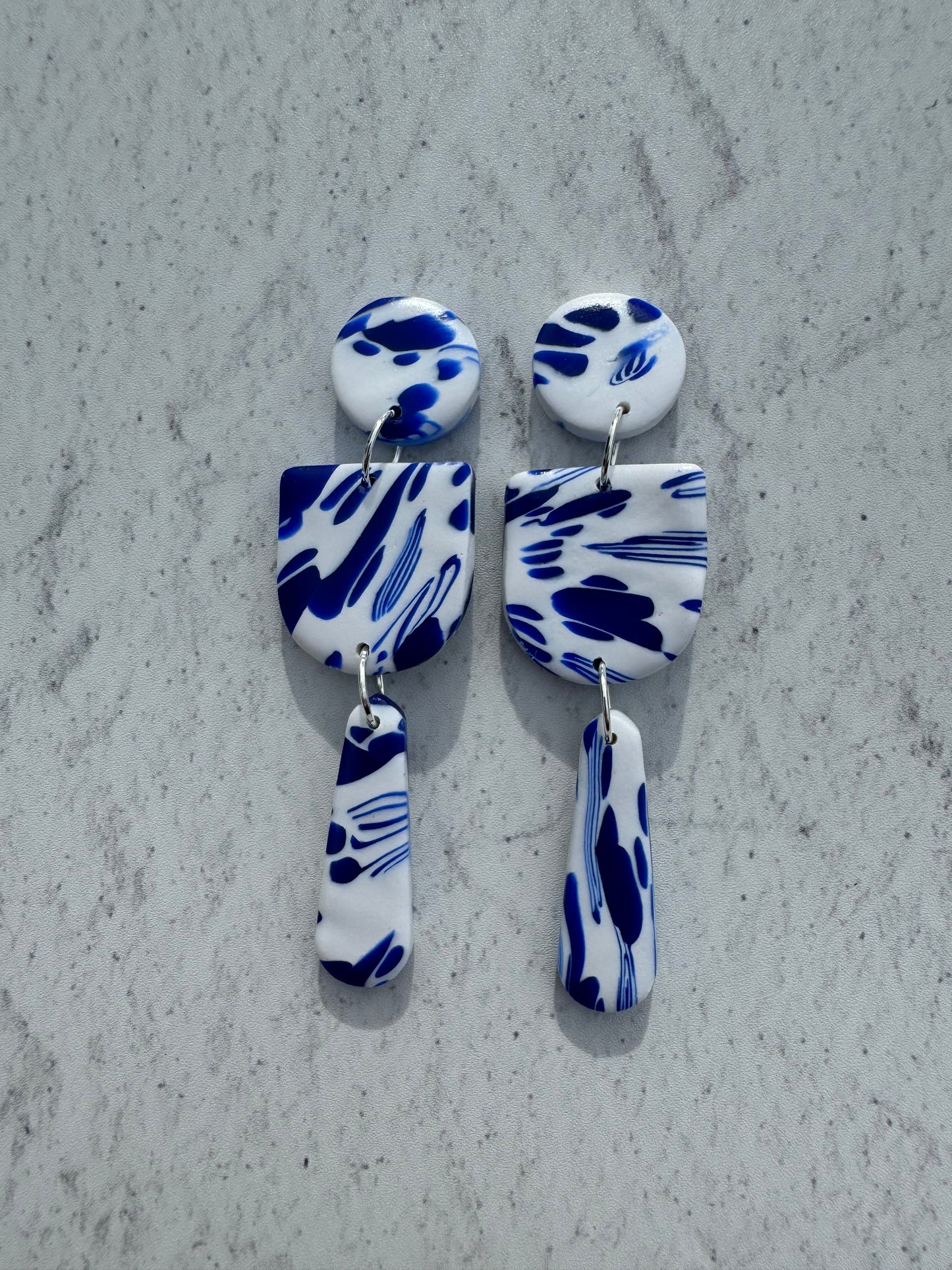 Blue China Arch Dangles