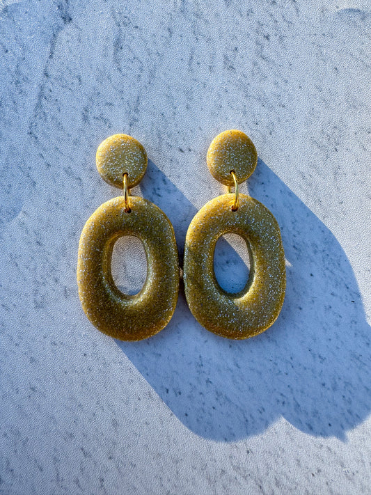 One Of A Kind Oval Dangles