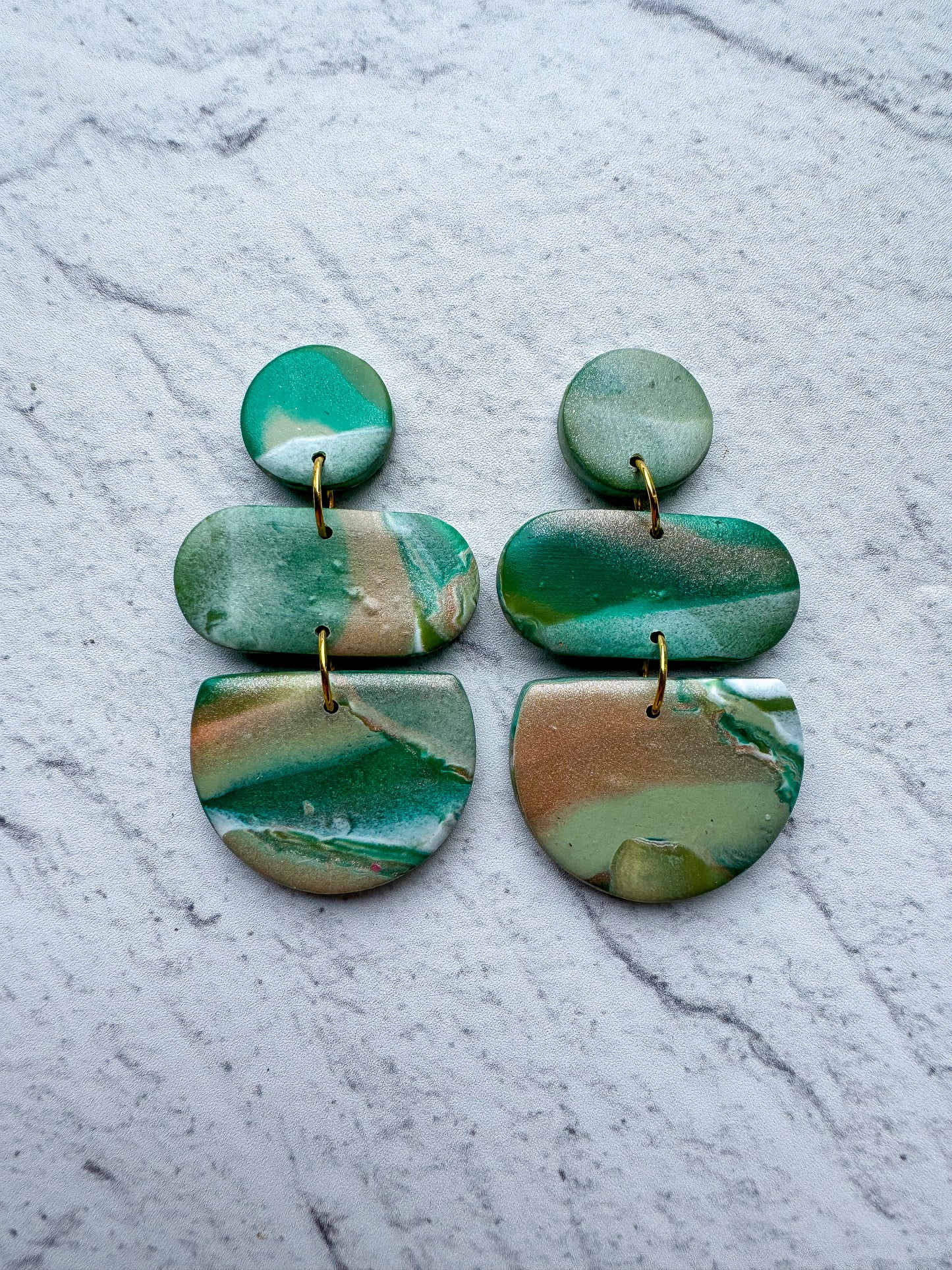 Green Earth Arch Dangles