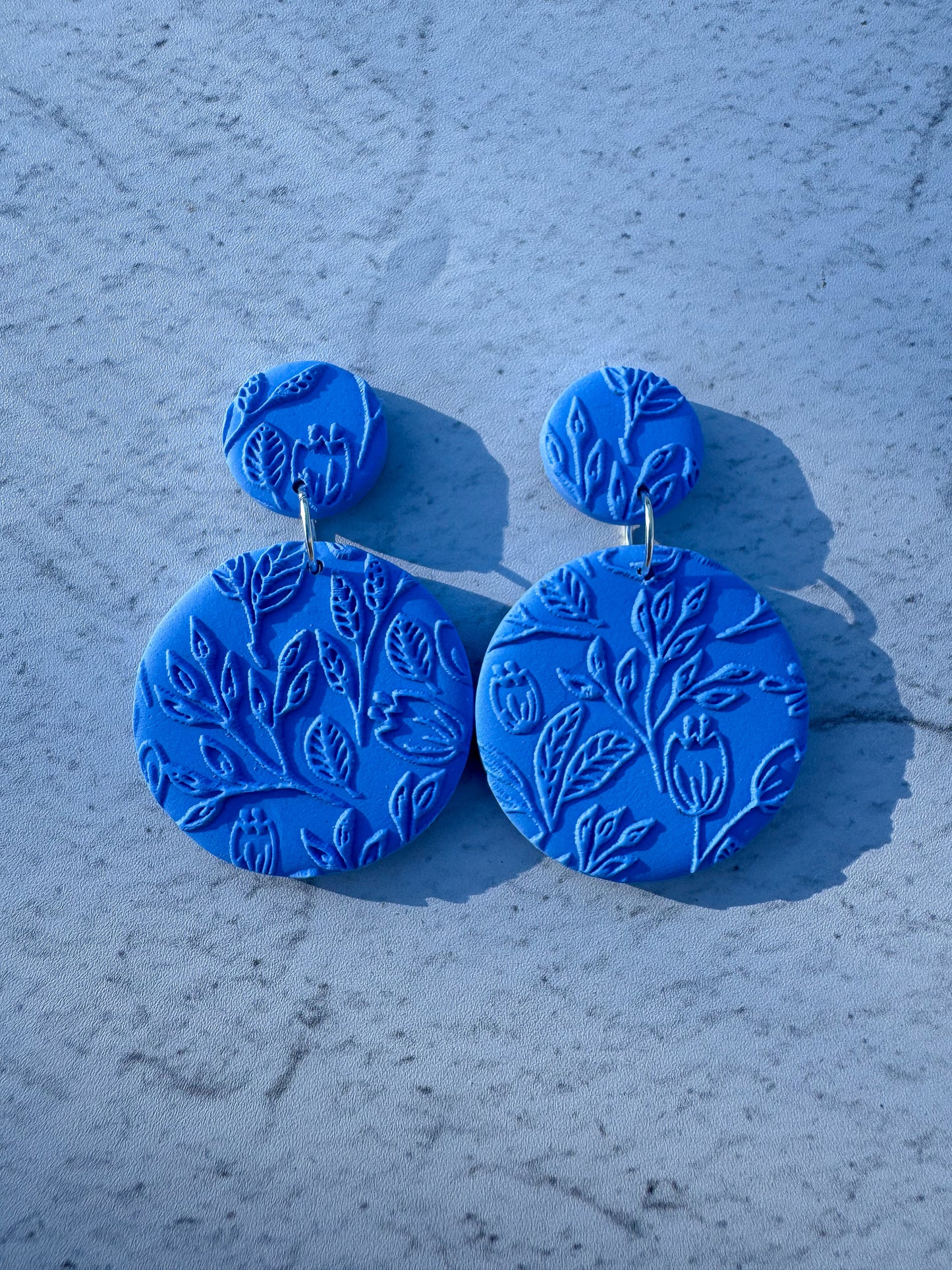 Textures Circle Dangles