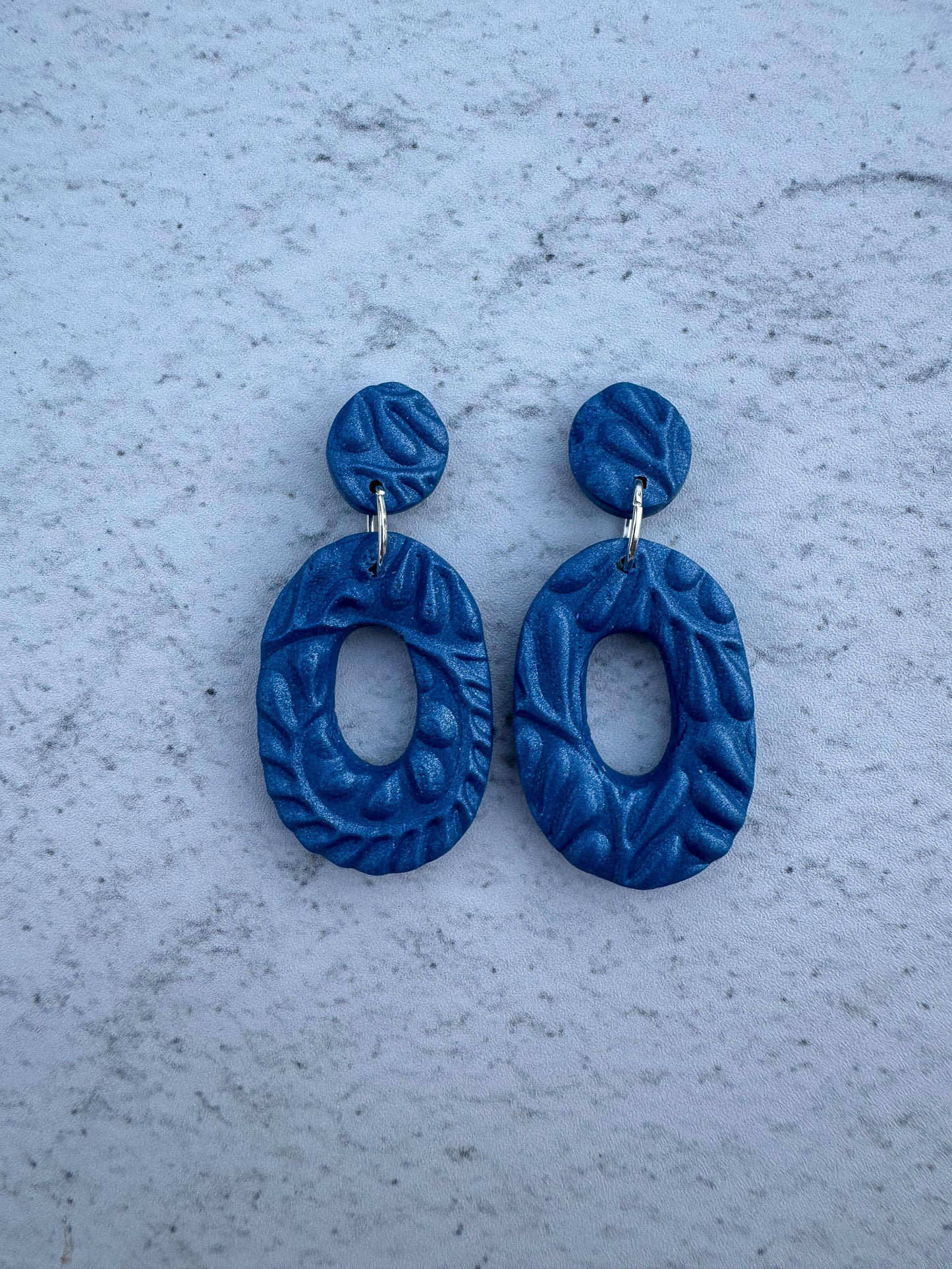 Textures Oval Dangles