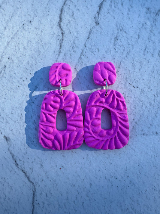 Textures Hollow Dangles