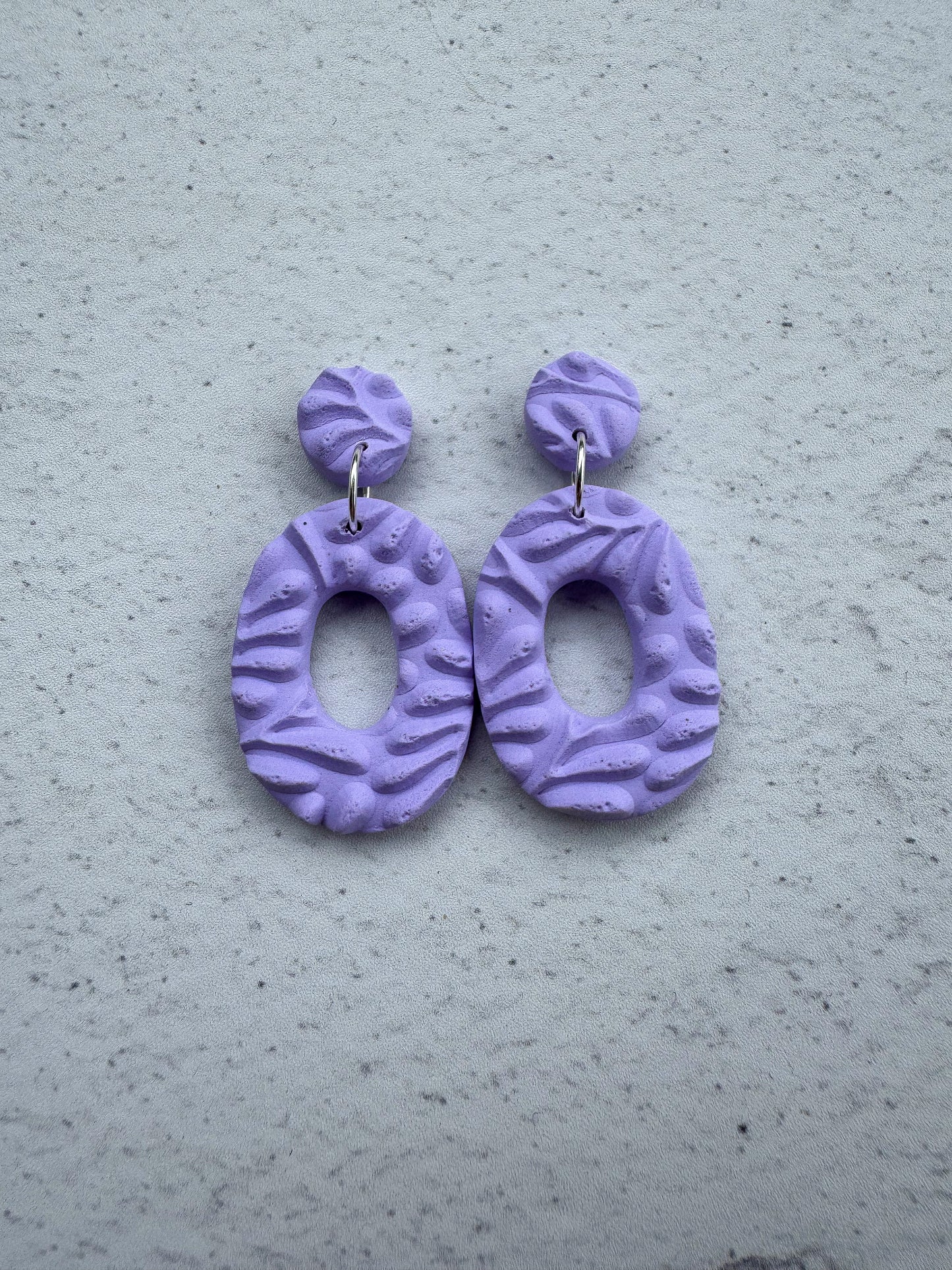 Textures Oval Dangles