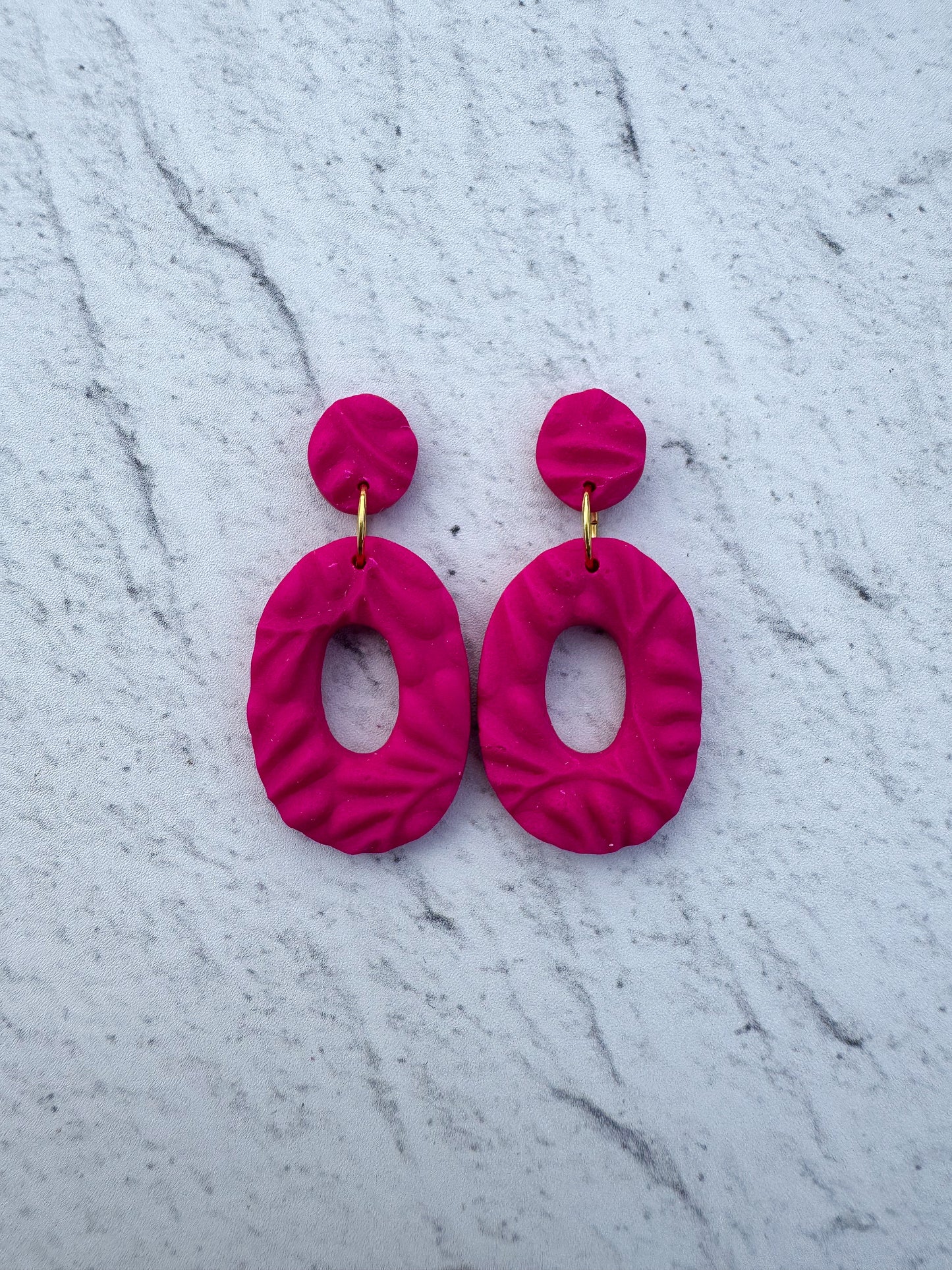 Textures Oval Dangles