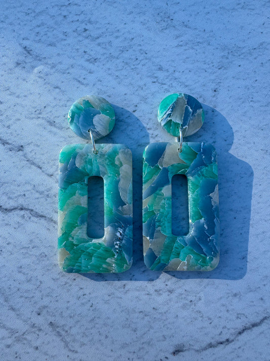 Translucent Treasures Rectangle Dangles