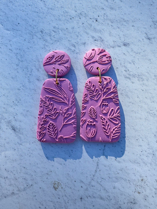 Textures Trapeze Dangles