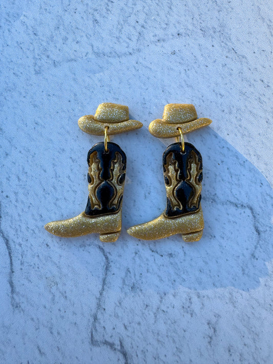 One Of A Kind Cowboy Dangles