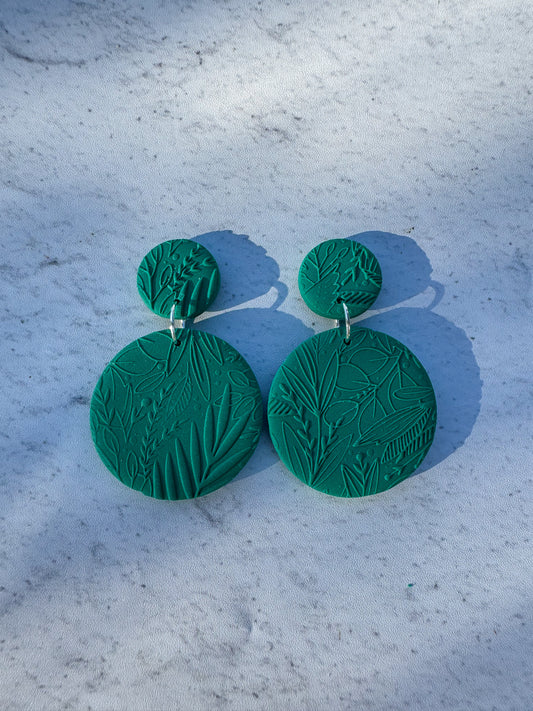 Textures Circle Dangles