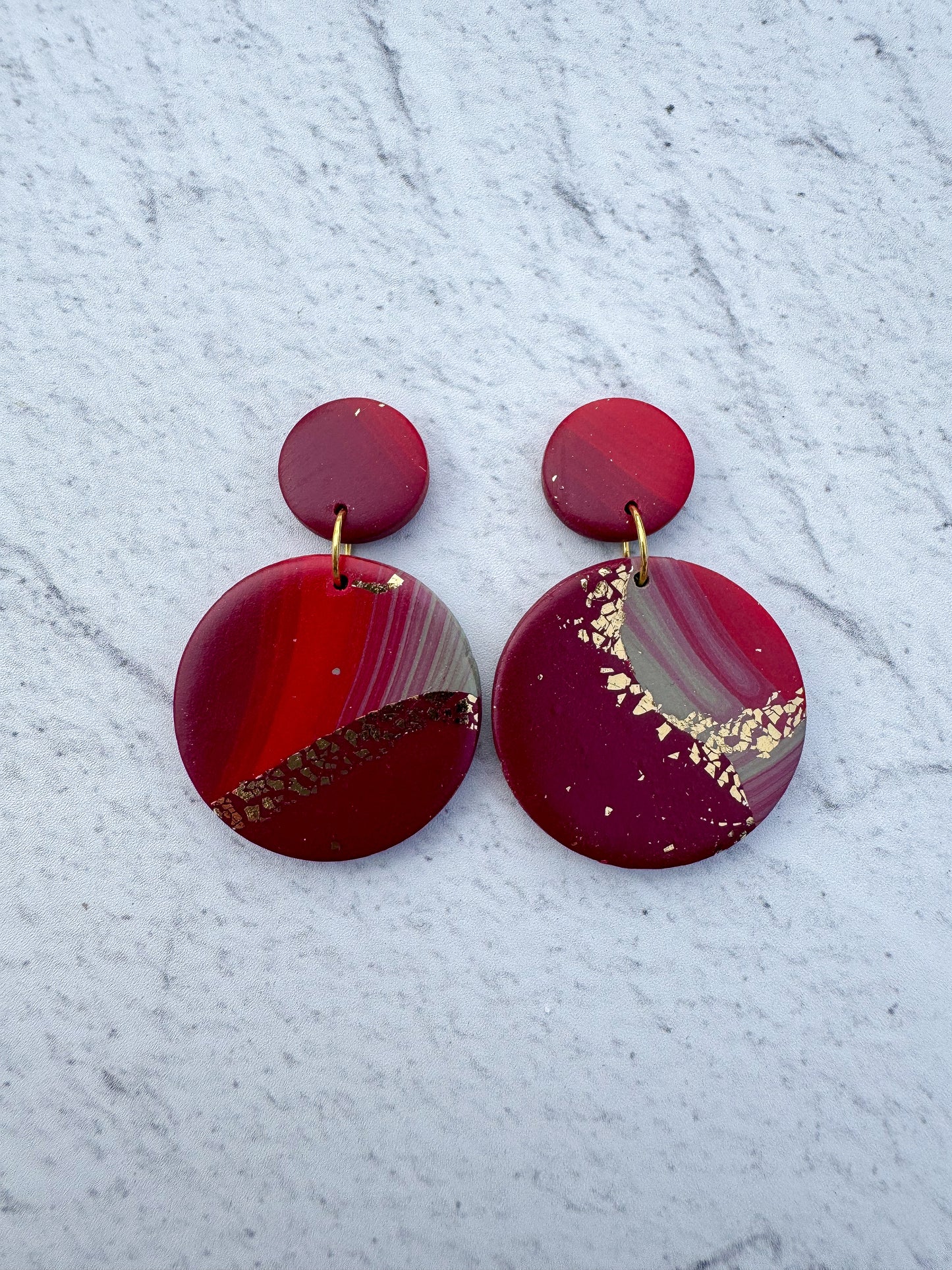 Cherry Pie Circle Dangles