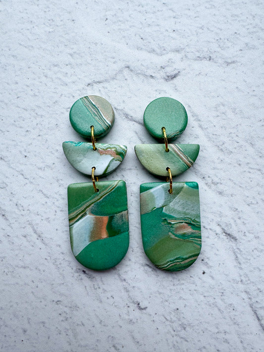 Green Earth Arch Dangles
