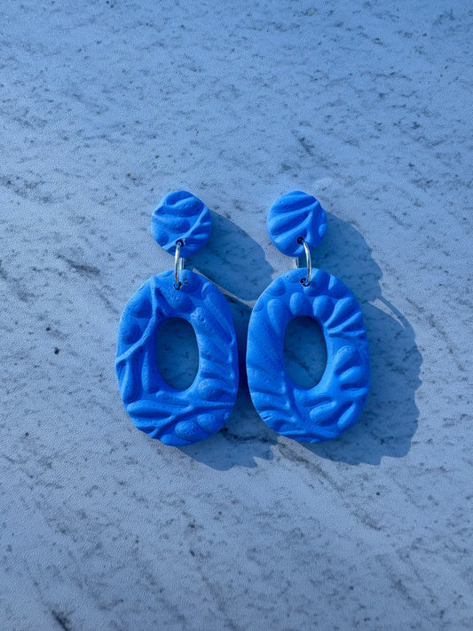 Textures Oval Dangles