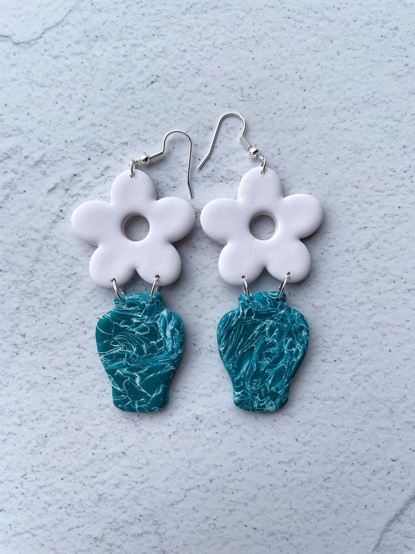 Patterned Pansies Flower Hooks