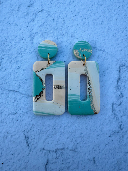 Desert Waves Rectangle Dangles