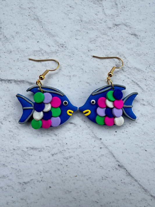 One Of A Kind Rainbow Fish Hooks
