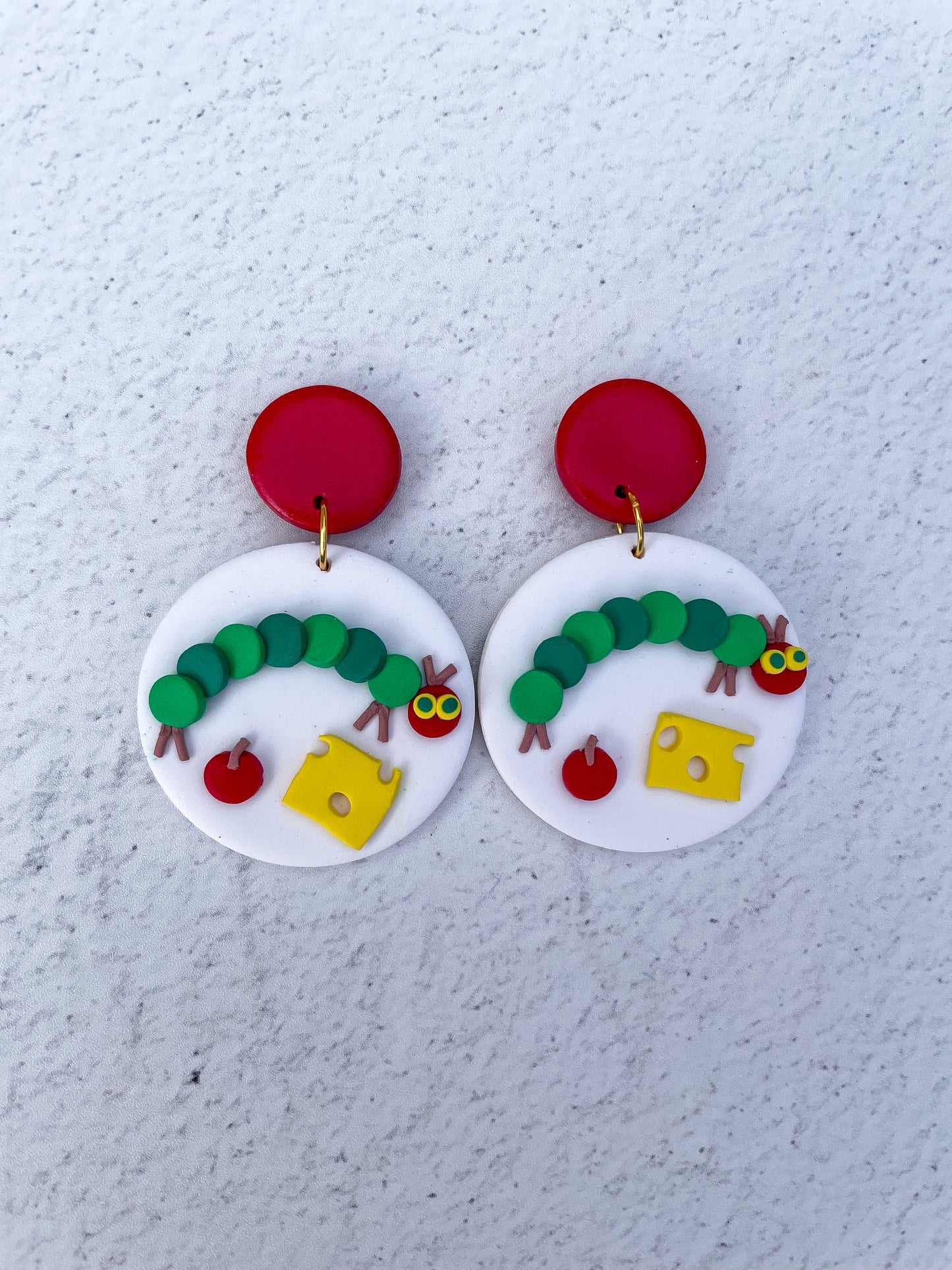 Hungry Caterpillar Large Circle Dangles