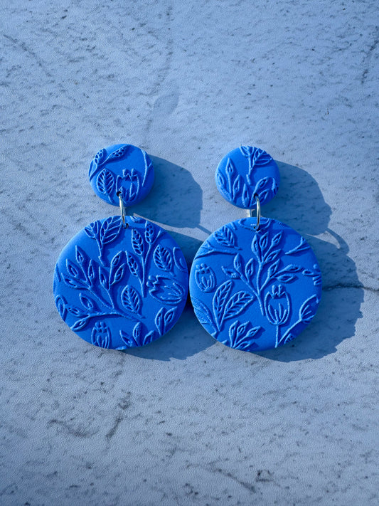 Textures Circle Dangles