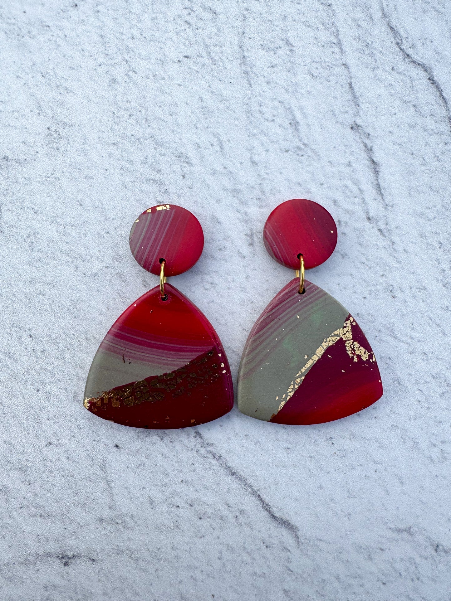 Cherry Pie Triangle Dangles