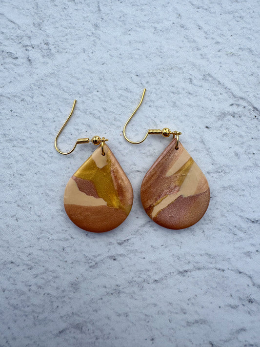 Salted Caramel Mini Teardrop Hooks