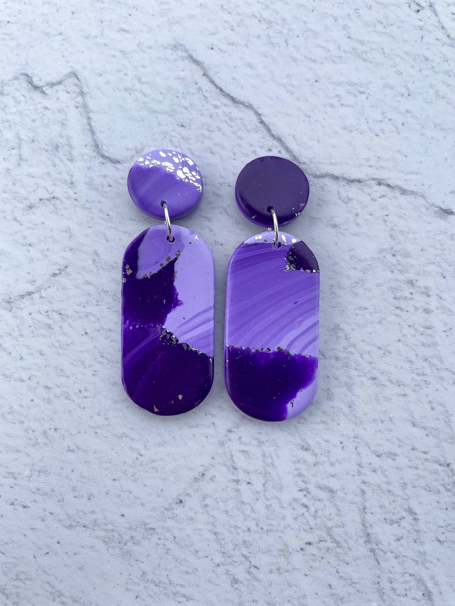 Amethyst Capsule Dangles