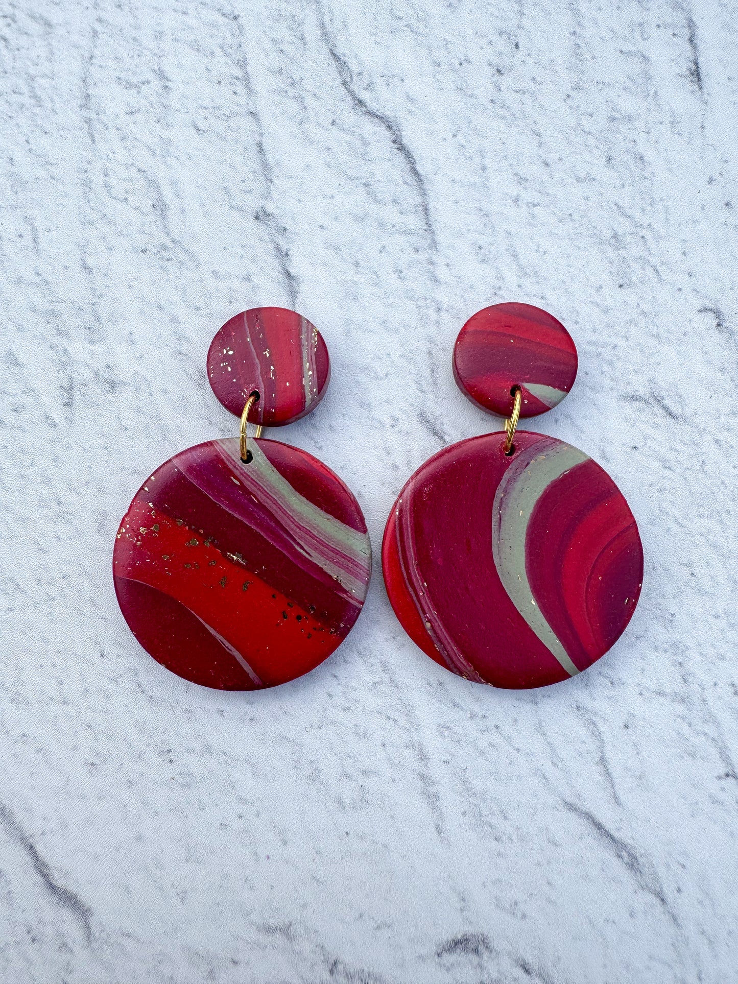 Cherry Pie Circle Dangles