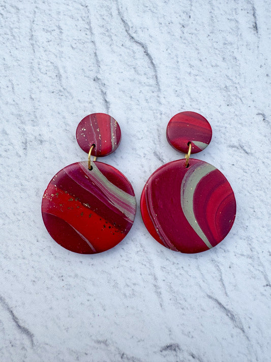 Cherry Pie Circle Dangles