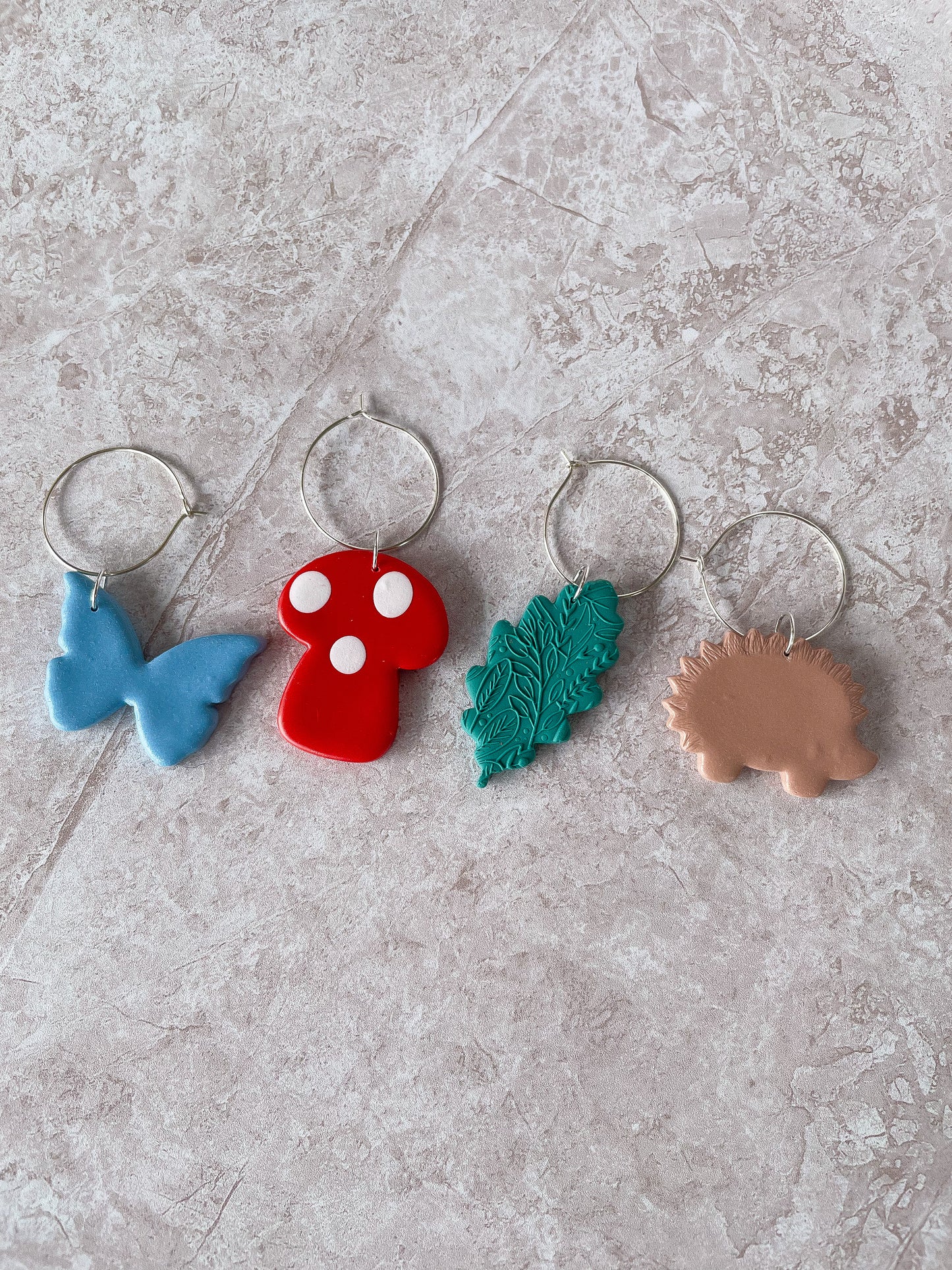 Wine Glass Charms - In the Garden