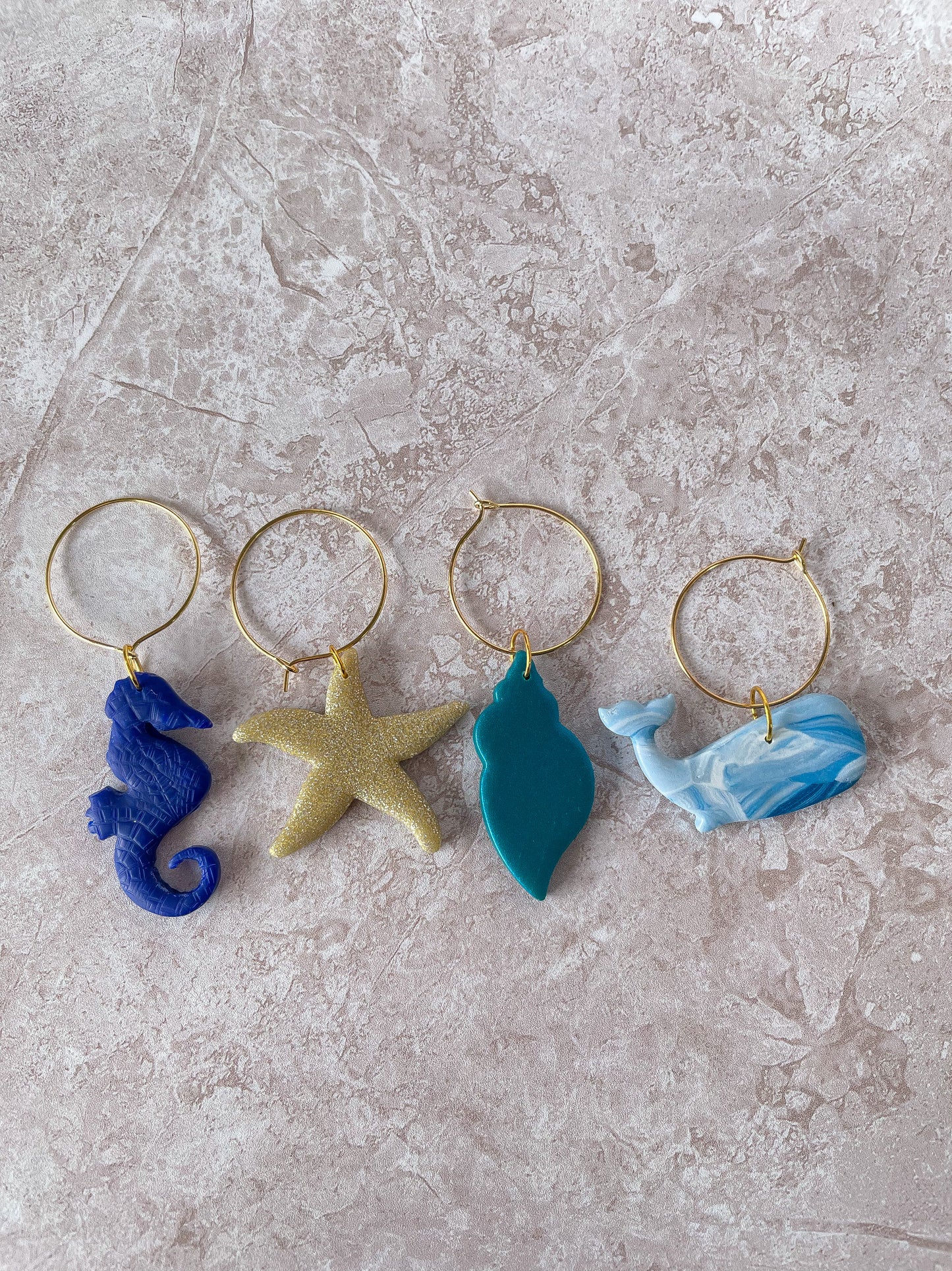 Wine Glass Charms - Under the Sea