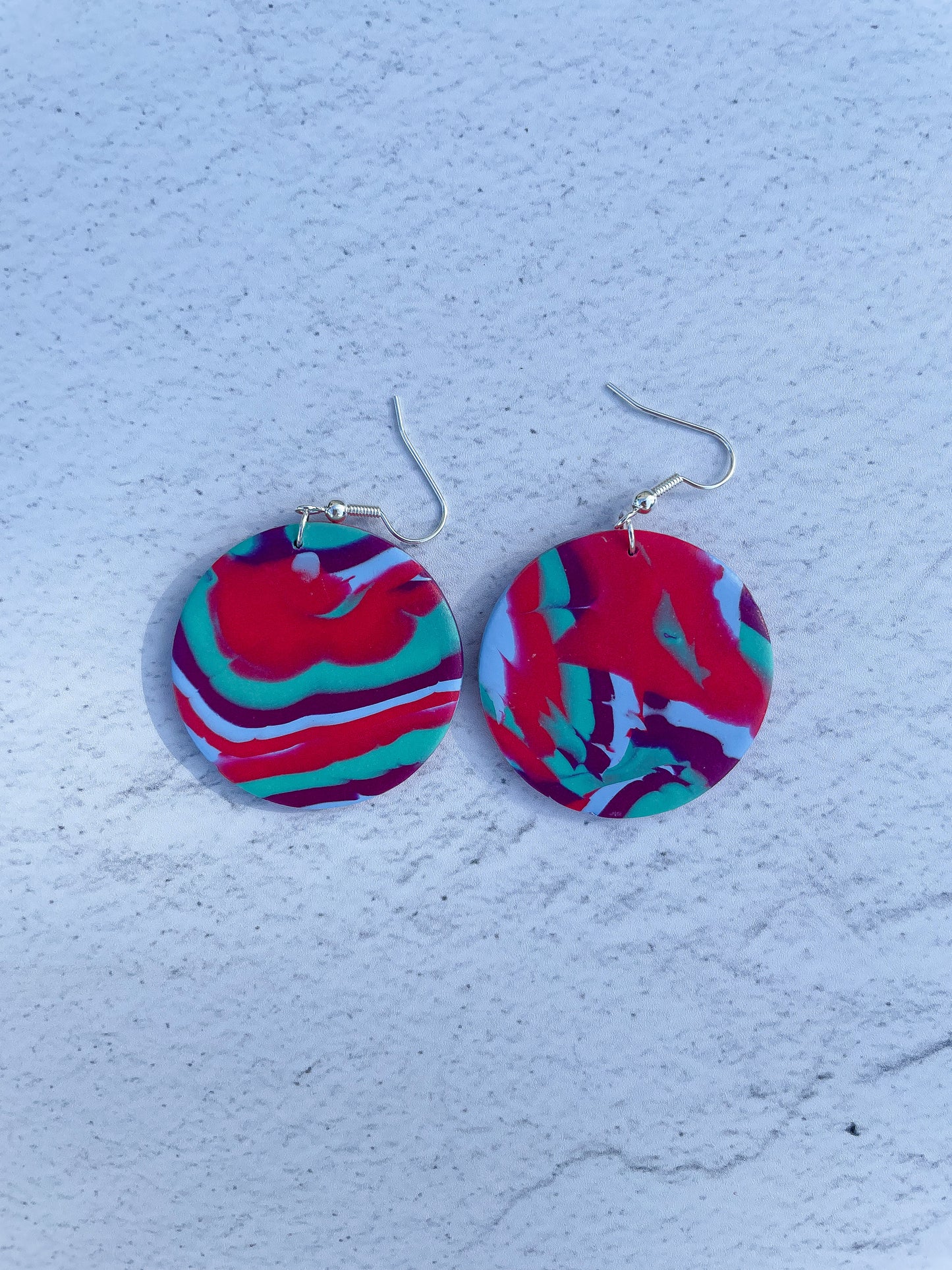 Tie-Dye Round Circle Hooks